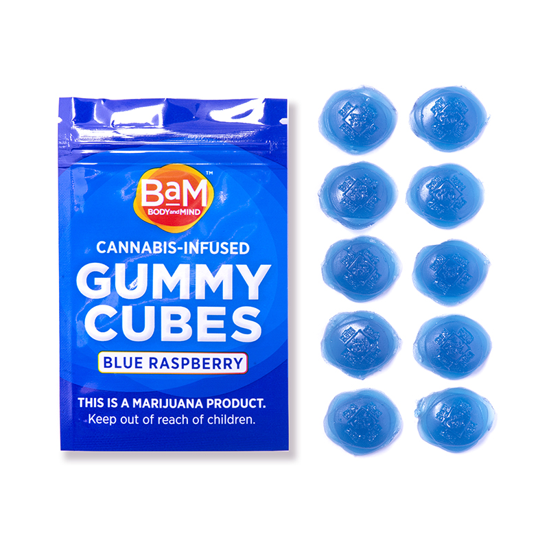BaM Blue Raspberry Gummy Cubes