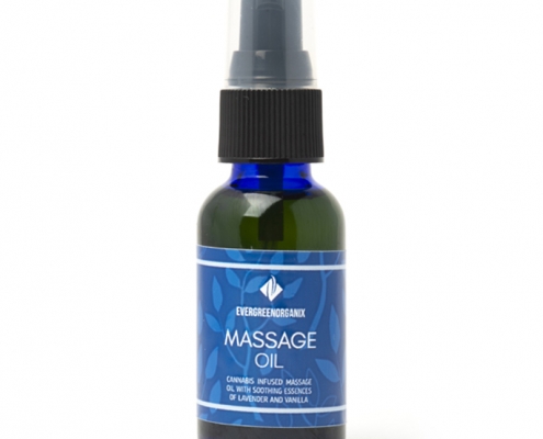 Evergreen Organix Lavender Vanilla Massage Oil